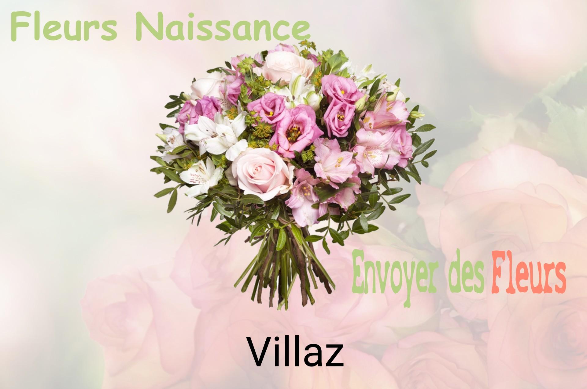 Bouquet de fleurs de naissance livré à Villaz